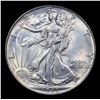 Image 2 : 1946-p Walking Liberty Half Dollar 50c Grades Select+ Unc