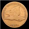 Image 2 : 1857 Flying Eagle Cent 1c Grades f+