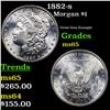 Image 1 : 1882-s Morgan Dollar $1 Grades GEM Unc