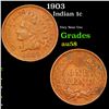 Image 1 : 1903 Indian Cent 1c Grades Choice AU/BU Slider