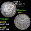 Image 1 : 1885-s Morgan Dollar $1 Grades Select Unc