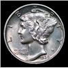 Image 2 : 1936-p Mercury Dime 10c Grades GEM FSB