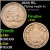 Image 1 : 1858 SL Flying Eagle Cent 1c Grades vf++