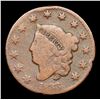 Image 2 : 1833 Coronet Head Large Cent 1c Grades f, fine