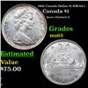 1966 Canada Dollar $1 KM-64.1 Grades Select Unc