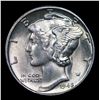 Image 2 : 1945-p Mercury Dime 10c Grades GEM++ Unc