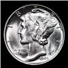 Image 2 : 1944-p Mercury Dime 10c Grades GEM+ Unc