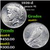 Image 1 : 1926-d Peace Dollar $1 Grades Select+ Unc