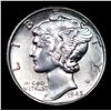 Image 2 : 1945-p Mercury Dime 10c Grades GEM+ Unc