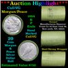 ***Auction Highlight*** 1884 Morgan & P Peace Ends Cull-VG Mixed Morgan/Peace Silver Dollar Shotgun 