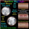 ***Auction Highlight*** Solid Uncirculated Peace silver dollar roll 1923 & P Ends, 20 coins (fc)