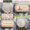 ***Auction Highlight*** Full Morgan/Peace Casino Las Vegas Sahara silver $1 roll $20, 1884 & S end (