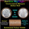 ***Auction Highlight*** 1889 & CC Uncirculated Morgan Dollar Shotgun Roll (fc)