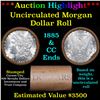 ***Auction Highlight*** 1885 & CC Uncirculated Morgan Dollar Shotgun Roll (fc)