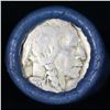 Image 2 : Buffalo Nickel Shotgun Roll in Old Bank Style 'Bell Telephone'  Wrapper 1920 & D Mint Ends