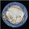 Image 3 : Buffalo Nickel Shotgun Roll in Old Bank Style 'Bell Telephone'  Wrapper 1920 & D Mint Ends