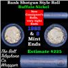 Image 1 : Buffalo Nickel Shotgun Roll in Old Bank Style 'Bell Telephone'  Wrapper 1923 & S Mint Ends