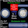 Image 1 : Buffalo Nickel Shotgun Roll in Old Bank Style 'Bell Telephone'  Wrapper 1923 & D Mint Ends