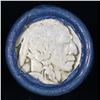 Image 2 : Buffalo Nickel Shotgun Roll in Old Bank Style 'Bell Telephone'  Wrapper 1923 & D Mint Ends