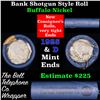 Image 1 : Buffalo Nickel Shotgun Roll in Old Bank Style 'Bell Telephone'  Wrapper 1925 & D Mint Ends
