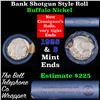 Image 1 : Buffalo Nickel Shotgun Roll in Old Bank Style 'Bell Telephone'  Wrapper 1925 & S Mint Ends