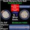 Image 1 : Buffalo Nickel Shotgun Roll in Old Bank Style 'Bell Telephone'  Wrapper 1926 & D Mint Ends