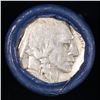 Image 2 : Buffalo Nickel Shotgun Roll in Old Bank Style 'Bell Telephone'  Wrapper 1926 & D Mint Ends