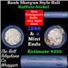 Image 1 : Buffalo Nickel Shotgun Roll in Old Bank Style 'Bell Telephone'  Wrapper 1926 & S Mint Ends