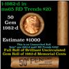 Image 1 : Shotgun Lincoln 1c roll, 1982-d 50 pcs Brandt Wrapper