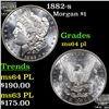 1882-s Morgan Dollar $1 Grades Choice Unc PL