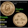 Image 1 : (1863) Andrew Jackson Civil War Token F-135/440a 1c Grades vf++