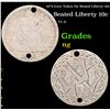 Image 1 : 18*6 Love Token On Seated Liberty 10c Seated Liberty Dime 10c Grades ng