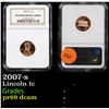 Image 1 : Proof NGC 2007-s Lincoln Cent 1c Graded pr69 dcam By NGC