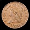 Image 2 : ***Auction Highlight*** 1810 Classic Head half cent C-1 1/2c Graded ms63 bn details By SEGS (fc)