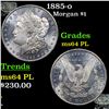 Image 1 : 1885-o Morgan Dollar 1 Grades Choice Unc PL