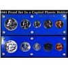 Image 1 : 1961 Proof Set In a Capitol Plastic Holder