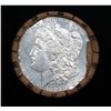 Image 2 : ***Auction Highlight***  AU/BU Slider Brinks Shotgun Morgan $1 Roll 1881 & P Ends Virtually UNC (fc)