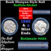 Image 1 : Buffalo Nickel Shotgun Roll in Old Bank Style 'Bell Telephone'  Wrapper 1923 & S Mint Ends