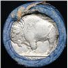 Image 3 : Buffalo Nickel Shotgun Roll in Old Bank Style 'Bell Telephone'  Wrapper 1924 & S Mint Ends