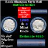 Image 1 : Buffalo Nickel Shotgun Roll in Old Bank Style 'Bell Telephone'  Wrapper 1926 & S Mint Ends