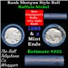 Image 1 : Buffalo Nickel Shotgun Roll in Old Bank Style 'Bell Telephone'  Wrapper 1926 & S Mint Ends