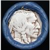 Image 2 : Buffalo Nickel Shotgun Roll in Old Bank Style 'Bell Telephone'  Wrapper 1919 & D Mint Ends