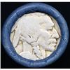 Image 2 : Buffalo Nickel Shotgun Roll in Old Bank Style 'Bell Telephone'  Wrapper 1919 & S Mint Ends