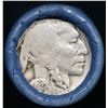 Image 2 : Buffalo Nickel Shotgun Roll in Old Bank Style 'Bell Telephone'  Wrapper 1927 & D Mint Ends