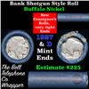 Image 1 : Buffalo Nickel Shotgun Roll in Old Bank Style 'Bell Telephone'  Wrapper 1927 & D Mint Ends