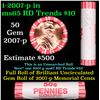 Image 1 : Shotgun Lincoln 1c roll, 2007-p 50 pcs N.F String & Son Wrapper