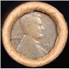 Image 2 : Mixed small cents 1c orig shotgun roll, 1917-d Wheat Cent, 1900 Indian Cent other end, brinks Wrappe