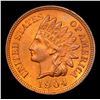 Image 2 : ***Auction Highlight*** 1904 Indian Cent 1c Graded ms65+ rd By SEGS (fc)