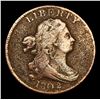 Image 2 : ***Auction Highlight*** 1802/0 Rev 1802 Draped Bust Half Cent C-2 1/2c Graded vf30 details By SEGS (
