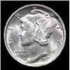 Image 2 : ***Auction Highlight*** 1925-p Mercury Dime 10c Graded ms66+ FSB By SEGS (fc)